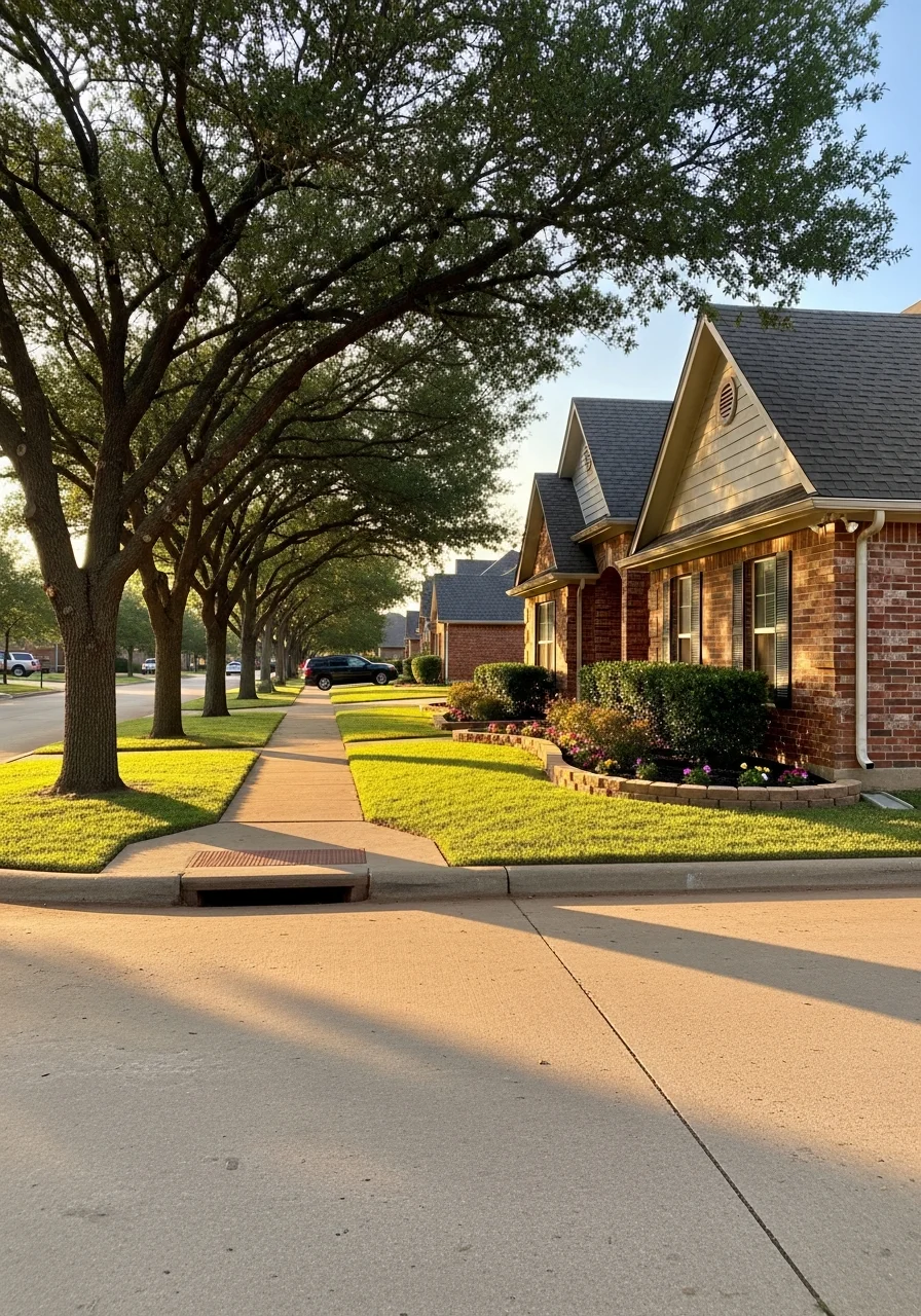 Bixby home exterior with quality construction and professional landscaping details.
