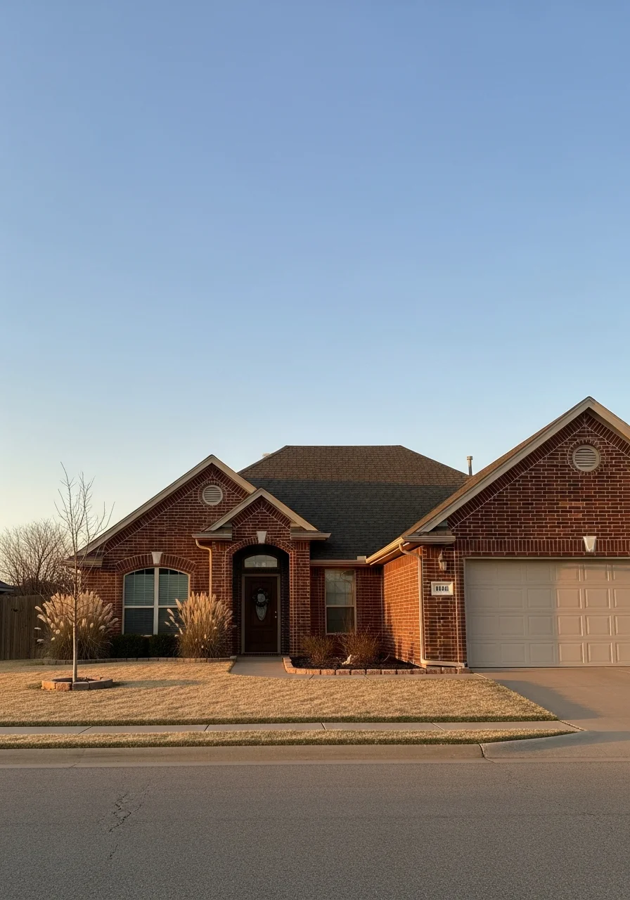 Coweta home exterior showing quality construction and residential character.